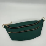 Sac BANANE vert grainé